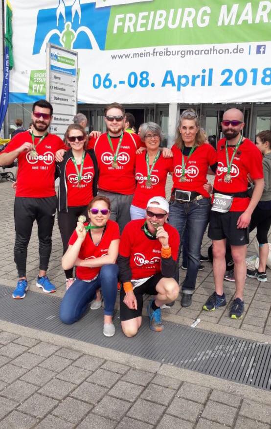 Nosch-Staffel beim Freiburg Marathon